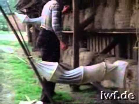 Heathland Beekeeping   3   Work in a Heather Skep Apiary during the Prime Swarming Period xvid