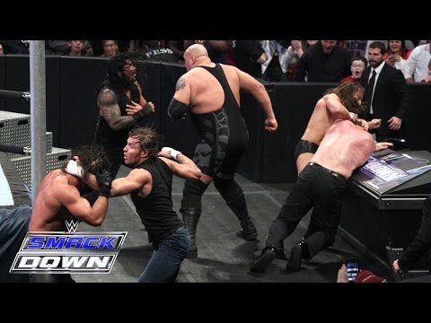 6 Man Tag Team Main Event: SmackDown, January 15, 2015