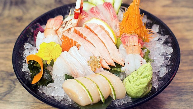 Sashimi selection at Etsu Izakaya.