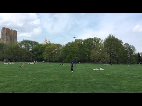 Lily Flying Camera Drone Demo in Central Park