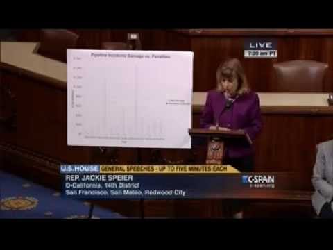 Congresswoman Speier calls PHMSA toothless kitten