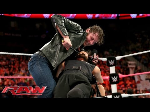 Dean Ambrose punishes 