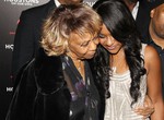 FILE- In this Oct. 22, 2012, file photo, singer Cissy Houston and her granddaughter Bobbi Kristina Brown attend the premiere party for "The Houstons On Our Own" at the Tribeca Grand hotel in New York.