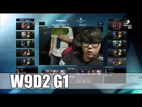 KOO Tigers vs SK Telecom T1 | Game 1 LCK Champions Summer 2015 Week 9 Day 2 | KOO vs IM G1 W9D2