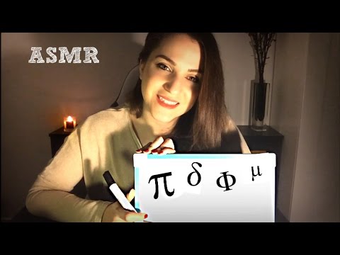 ◦ ASMR Greek Teacher RP ∴ Maths Symbols ◦