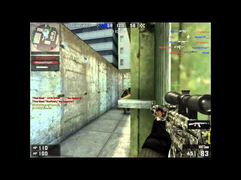 Blackshot AK-47 Snow Headline Montage in Rooftop By Mask3dDragon Part2