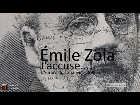 J'accuse ! Lettre ouverte d'Emile Zola