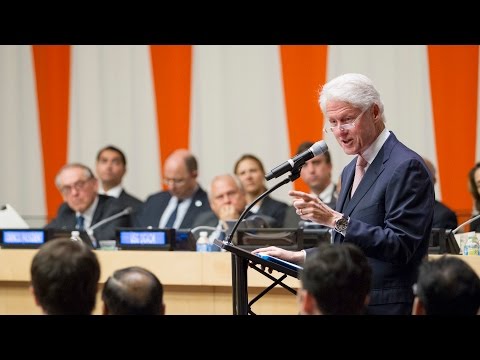 President Bill Clinton on the role of partnerships - United Nations ECOSOC event