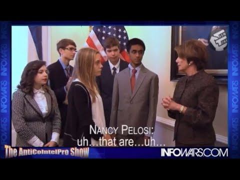 Teen leaves Nancy Pelosi owned & alone