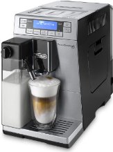 DeLonghi ETAM 36.366.MB LatteCrema Kaffee-Vollautomat Prima Donna XS (1,3 l, 15 bar, 1450 Watt, Milchbehälter, 19,5 cm breit, Edelstahlfront) silber/schwarz