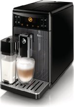 Saeco HD8964/01 GranBaristo Kaffeevollautomat (variabler Brühdruck, Milchbehälter) schwarz