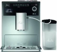 Melitta E 970-101 silber Kaffeevollautomat Caffeo CI (One-Touch-Funktion, LCD-Display, Milchbehälter,  Cappuccinatore)