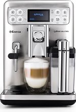 Saeco HD 8858/01 Exprelia Kaffeevollautomat (Edelstahl, Milchbehälter) Silber