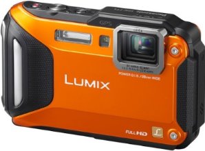 Panasonic DMC-FT5EG9-D Lumix Digitalkamera (7,5 cm (3 Zoll) LCD-Display MOS-Sensor, 16,1 Megapixel, 4,6-fach opt. Zoom, microHDMI, USB, bis 13m wasserdicht) orange