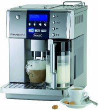 DeLonghi One Touch ESAM6600 Kaffee-Vollautomat PrimaDonna (1.8 l, Milchbehälter) silber