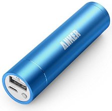 Anker  - Batería Externa Astro mini de 2da generación, 3350 mAh, con tecnología PowerIQ, compatible con iPhone 6, iPhone 6 Plus, iPad Air 2, mini 3, Galaxy S6, Galaxy S6 Edge, azul