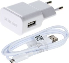 Samsung ETA-U90EWE - 2A Cargador blanco para Samsung Galaxy S3 / Samsung Galaxy S3 Mini / Samsung Galaxy S4 / Samsung Galaxy S4 Mini / Samsung Galaxy S2 / Samsung Galaxy S