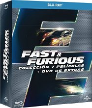 Pack Fast & Furious:  Colección 1 - 7 (BD + DVD Extras) [Blu-ray]