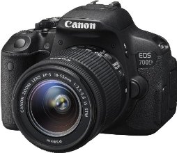 Canon EOS 700D EF-S 18-55 IS STM - Cámara réflex digital de 18.0 Mp (pantalla táctil de 3.0", objetivo(s) 18-55mm f/3,5, estabilizador de imagen óptico), negro