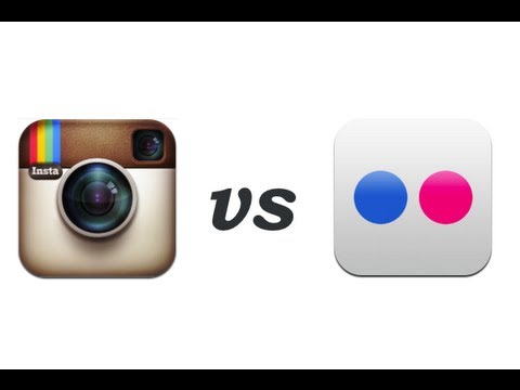 Instagram vs. Flickr - The Great Photo App War