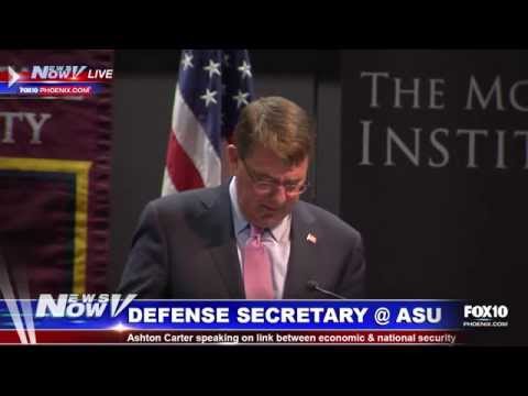 FNN: US Defense Secretary Ashton Carter Speaks at ASU