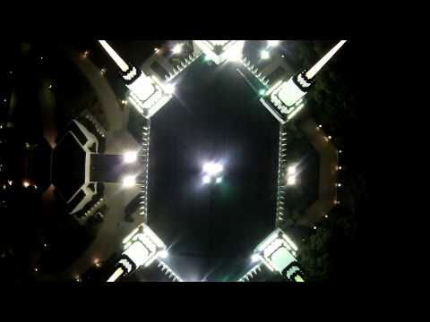 Drone flight over - The Church of JESUS CHRIST of Latter-Day Saints Temple in Washington DC