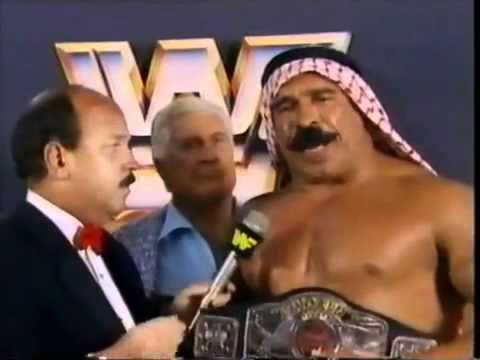 Iron Sheik, Nikolai Volkoff and Freddie Blassie interviewed by Gene Mean