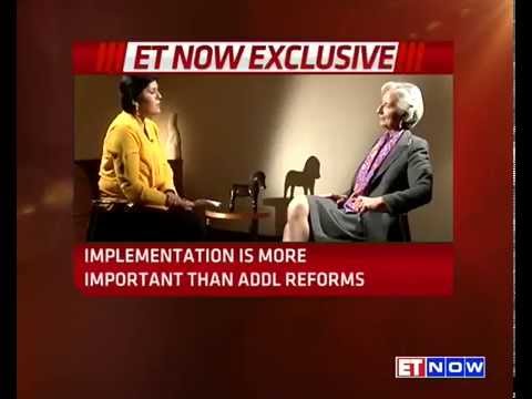 IMF Chief Christine Lagarde On ET NOW | EXCLUSIVE