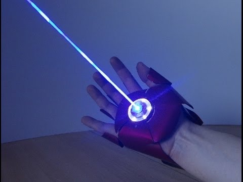 Dual Laser IRON MAN Glove (with sounds and ejecting shell)