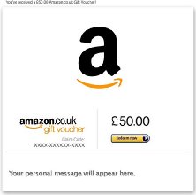 a for Amazon - E-mail Amazon.co.uk Gift Voucher