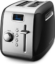 KitchenAid KMT222OB 2-Slice Digital Toaster, Onyx Black