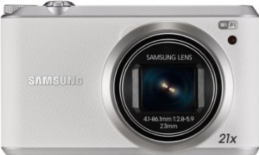 Samsung WB350F Smart Camera - White (16.3MP, Optical Image Stabilisation) 3 inch LCD