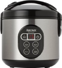 Aroma ARC-914SBD 8-Cup, Cooked Digital Rice Cooker and Food Steamer