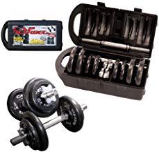 Cap Barbell RSWB-40TPB Dumbbell Set, 40 Pounds