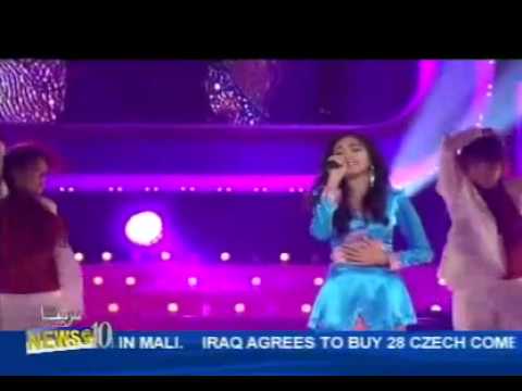 Maria Aires at ABU Radio Song Festival (RTB Brunei news report)