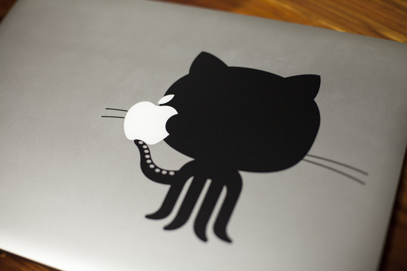 Octocat Laptop Decal