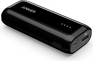 Anker Astro E1 5200mAh Ultra Compact Portable Charger  External Battery Power Bank with PowerIQ&#x2122; Technology for iPhone, iPad, Samsung, Nexus, HTC and More ()