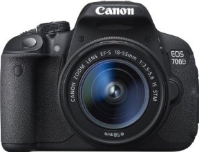 Canon EOS 700D Digital SLR Camera - (EF-S 18-55mm f/3.5-5.6 IS STM Lens, 18MP, CMOS Sensor) 3 inch LCD