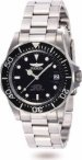 Invicta Pro Diver Men's Automatic Watch with Black Dial  Analogue display on Silver Stainless Steel Bracelet 8926