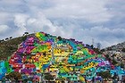 The now colourful town of Palmitas.