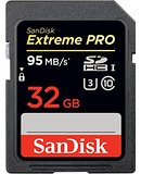 SanDisk Extreme Pro - Tarjeta de memoria SecureDigital de 32 GB (clase 10, 95 MB/s)