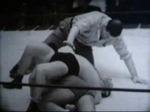 Vic Hill vs Jack Gacek 1930's wrestling match