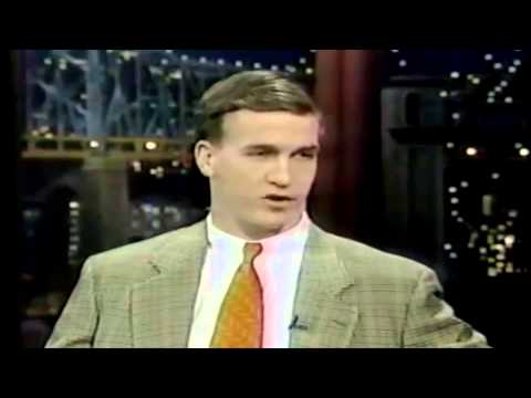 Peyton Manning's Debut On David Letterman in 1997