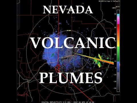 4/28/2015 -- West Coast Volcanic Plumes in Nevada -- Dormant buttes vent -- Seen on RADAR