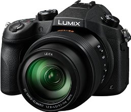 Panasonic Lumix DMC-FZ1000EG Superzoom Digitalkamera (20 Megapixel, 16-fach opt. Zoom, 1 MOS-Sensor, 7,5 cm (3 Zoll) LCD-Display, 4K/UHD-Aufnahme, optische Bildstabilisierung, WiFi, NFC) schwarz