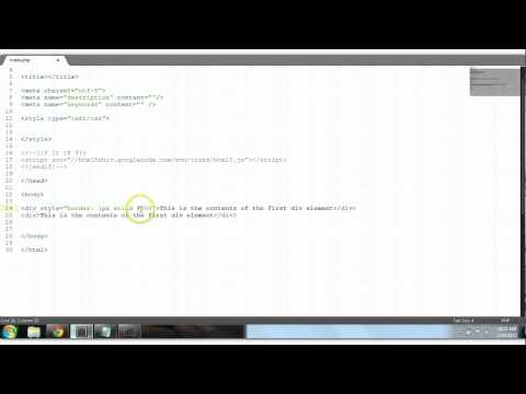 HTML Tutorial #16: Html Div Element