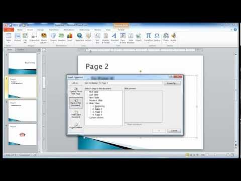 Create a Hyperlink in PowerPoint