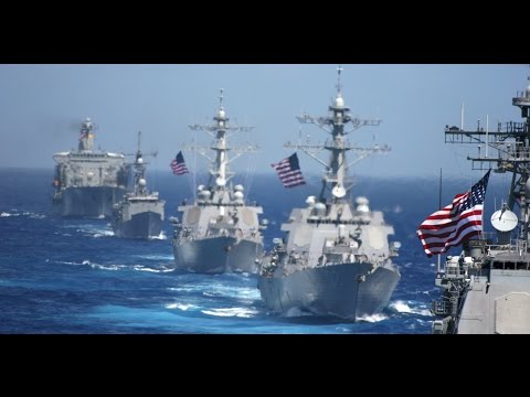 OBAMA SENDS MESSAGE to Russia with large US navy formation