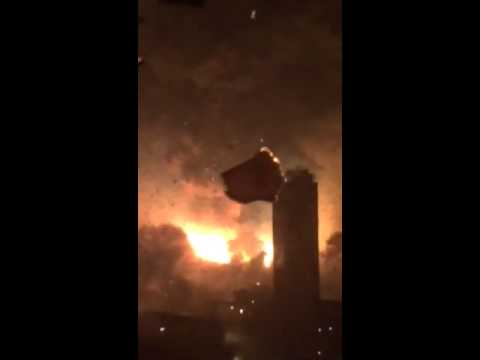 tianjin explosion broken window!!