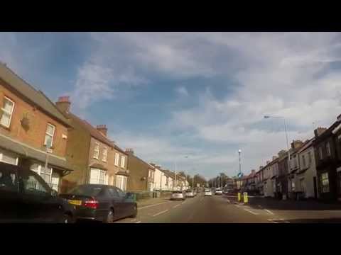 Driving in London - Greenford Roundabout to Harrow on The Hill